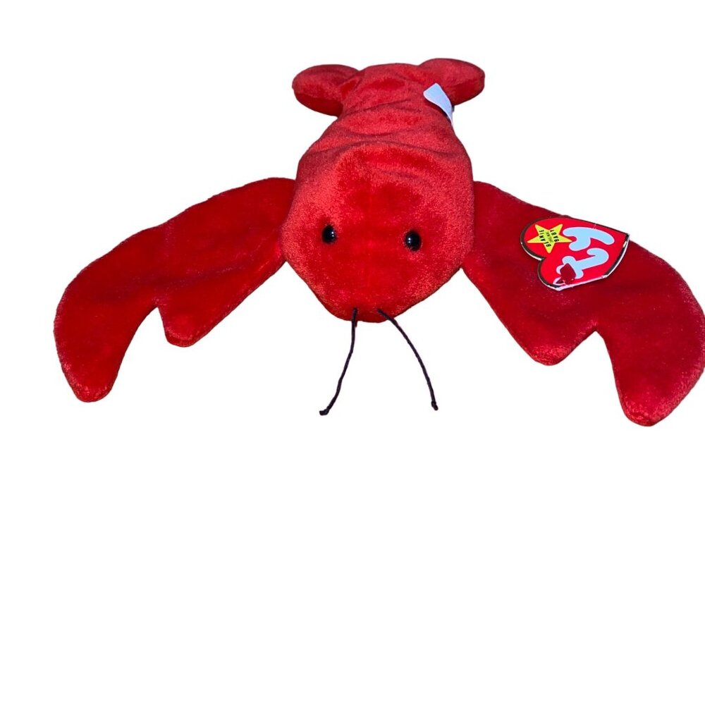 Ty Beanie Babies Pinchers Lobster Plush Stuffed Animal Hang 4th Gen Tush 4th Gen
